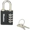 Image de Cadenas 7641EURDBLK à combinaison et clé de secours - Corps zinc 40 mm - Usage intérieur