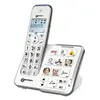 Image de Téléphone grosses touches sénior amplifié numérique sans fil amplidect295 photo - avec mémoire photo et répondeur int.