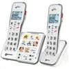 Image de Téléphones à Grosses touches Blanc 595-2 Photo