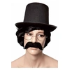 Image de Chapeau Feutre Haut De Forme Gm Rocambole 15cm - Noir - S indienne