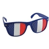 Image de 1 Paire de lunettes France tricolore bleu, blanc et rouge avec des barreaux REF/10130 ptit clown