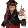 Image de Ptit Clown - Chapeau de pirate avec Dreadlocks pour adulte (x1) REF/10211
