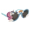 Image de Lunettes Bleues Paillettées Licorne Et Arc-en-ciel - Bleu - Taille Unique