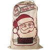 Image de Sac hotte du père Noël pour cadeaux 83cm (x1) REF/12976 Toile de jute - ptit clown