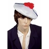 Image de Beret Marin En Tissu - Blanc - Unique