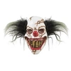 Image de Masque Adulte Mousse Polyuréthane - Clown Squelette avec Cheveux
