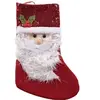 Image de chaussette de noël fantaisie sequins 24x37cm rouge - modèle aléatoire - ptitclown 19092