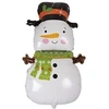 Image de Ballon aluminium de Noël en bonhomme de neige de 60 cm (x1) REF/19115 - ptit clown