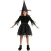 Image de déguisement sorcière noire fille - 7/9 ans - noir - ptitclown 22012