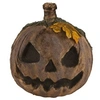 Image de citrouille décorative toile de jute 25x21cm marron - 23029