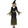 Image de déguisement robe longue sorcière noir vert femme - s/m - noir - ptitclown 23059