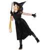 Image de déguisement sorcière noir fille - 5/6 ans - noir - ptitclown 23084
