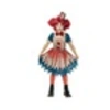 Image de déguisement robe clown vintage fille - 7/9 ans - rouge - ptitclown 23136