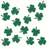 Image de 50 confettis table trèfle shamrock vert pailleté - 23238