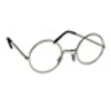 Image de 1 Paire de lunettes ronde du père Noël en métal REF/35212