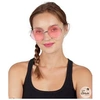 Image de 1 Paire de lunettes Hippie rose pour adulte REF/35267 accessoire de déguisement - Marque ptit clown