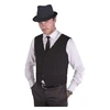 Image de Gilet Sans Manches Noir Raye Blanc - Noir - L/XL