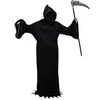 Image de Déguisement Halloween adulte homme/femme en grande faucheuse de la mort L/XL REF/44269 ptit clown