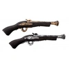 Image de Pistolet De Pirate 42cm Plastique Or Ou Argent - Or