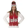 Image de 1 Bonnet père Noël avec son écharpe pour adulte REF/48332
