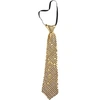 Image de Accessoire de déguisement avec cravate doré or avec sequins (x1) REF/60240 ptit clown
