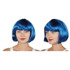 Image de Perruque carrée bleue style Cabaret (x1) REF/60591 ptit clown