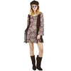Image de Costume adulte pour femme Hippie/Année 60 en taille L/XL REF/66419 - Marque ptit clown