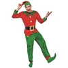 Image de 1 Déguisement complet adulte homme en lutin du père Noël taille L/XL REF/66566