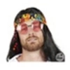 Image de 1 Bandeau pour cheveux thème Hippie/Année 60 multicolore REF/66669 Accessoire de déguisement - Marque ptit clown