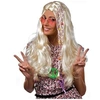 Image de 1 Perruque blonde adulte avec cheveux lisses et tresses Hippie REF/68651 Accessoire de déguisement