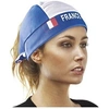 Image de Foulard pour cheveux supporters France tricolore bleu, blanc et rouge (x1) REF/88082