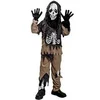 Image de déguisement squelette zombie enfant - 7/9 ans - marron - ptitclown 88358