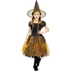 Image de déguisement sorcière orange fille - 7/9 ans - orange - ptitclown 88387