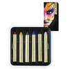 Image de 6 Crayons fard gras pour maquillage de Carnaval (x1) REF/90470
