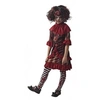 Image de déguisement clown tueur diabolique fille - 7/9 ans - rouge - 91652