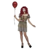 Image de déguisement clown grippe-sou femme - s/m - gris - ptitclown 93625
