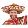 Image de Sombrero en paille multicolore 50 cm (x1) REF/95417 Thème Mexique/Mexicain