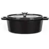 Image de Cocotte ovale en fonte noir