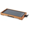 Image de Plancha bambou revetement céramique - DOC322 - 2200W - Plaque amovible en fonte d'aluminium - Thermostat ajustable