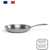 Image de Brigade - Poele en acier inoxydable 24 cm - MEP158 - Acier inoxydable Triply - Tous feux dont induction - Made in France