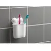 Image de panier de douche a ventouses fortes plastique