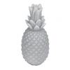 Image de bougie ananas ø9*h20.5cm tropical coloris gris