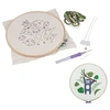 Image de Kit Complet Punch Needle "Paresseux" 21cm Blanc
