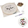 Image de Kit Complet Punch Needle "My Love" 21cm Blanc