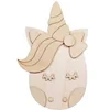 Image de Tête Animal à Peindre "Licorne" 35cm Naturel
