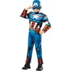 Image de Marvel Captain America - Deguisement Luxe - Taille M 5-6 Ans Pour Enfant