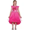 Image de Barbie - Deguisement Robe Luxe Taille - Taille 6-8 Ans Pour Enfant