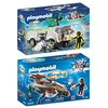 Image de : 2 véhicules Playmobil Super 4 avec Gene