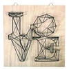 Image de Kit String Art bois et noir LOVE - Graine Créative(...) - Marron