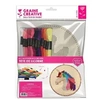 Image de Coffret suspension en bois à broder - Tête de licorne